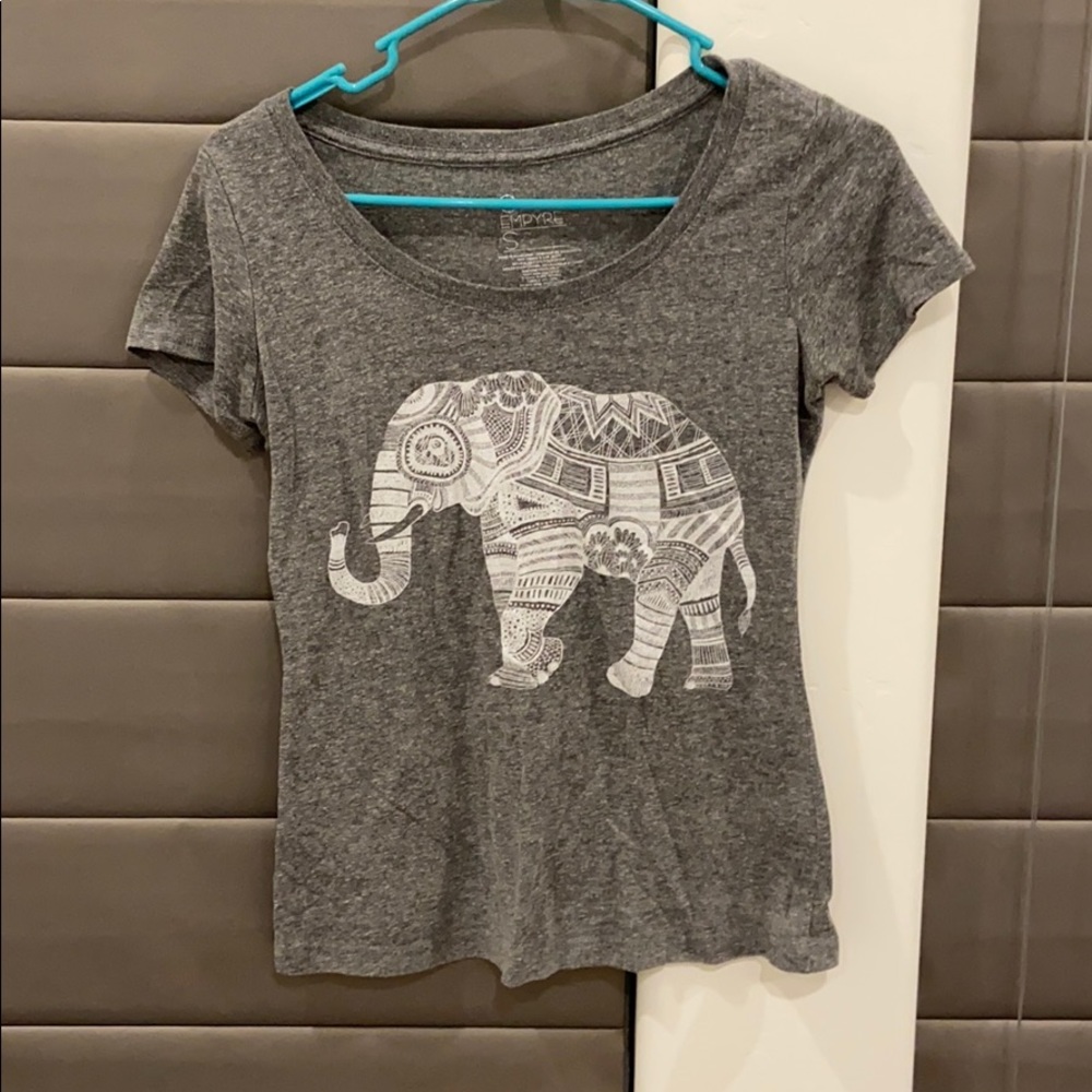 Light Gray Elephant T-Shirt